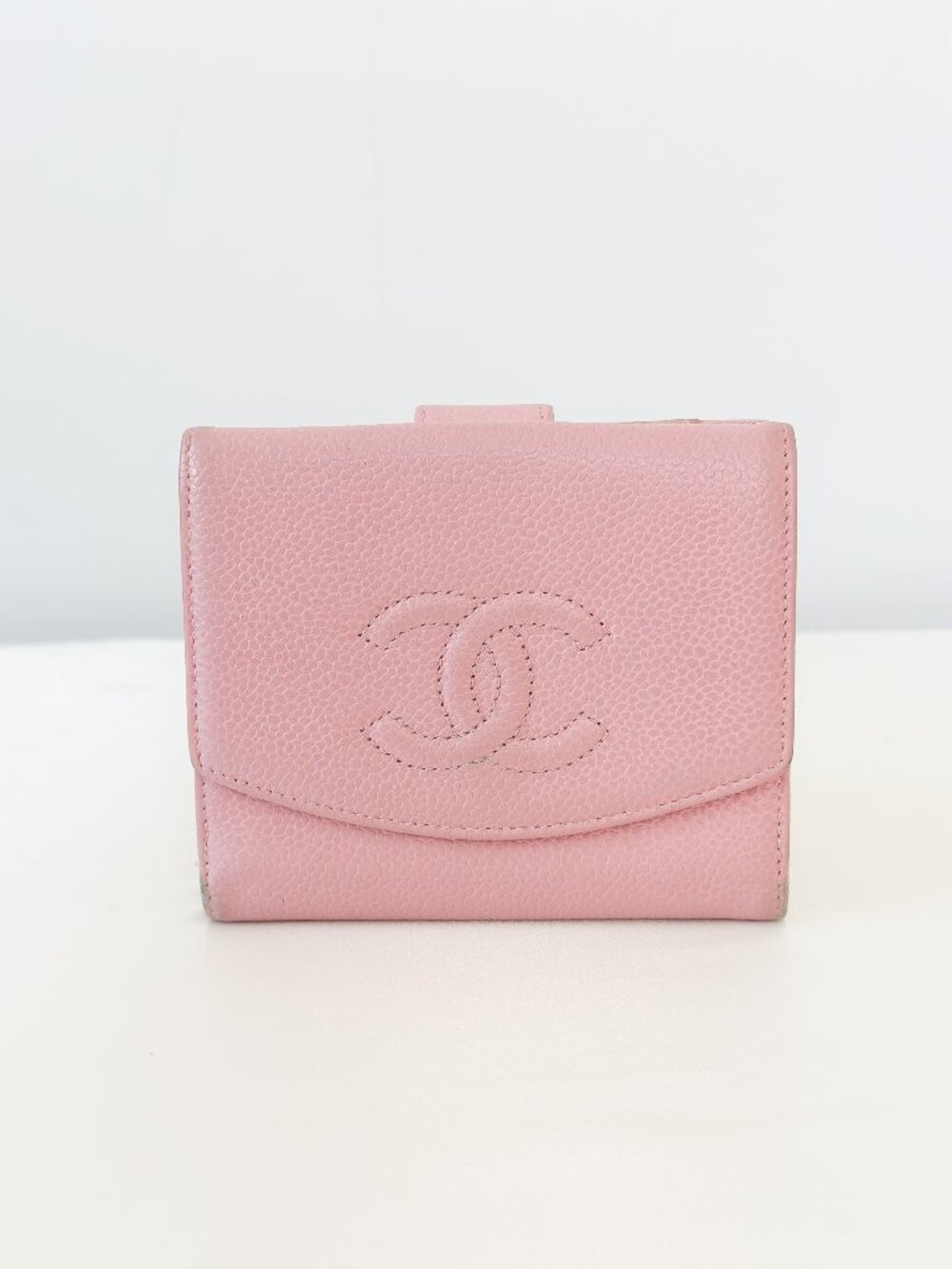 Chanel Caviar Wallet Pink